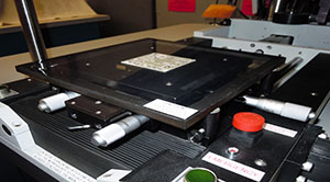 X-Y Table and Mylar Frame